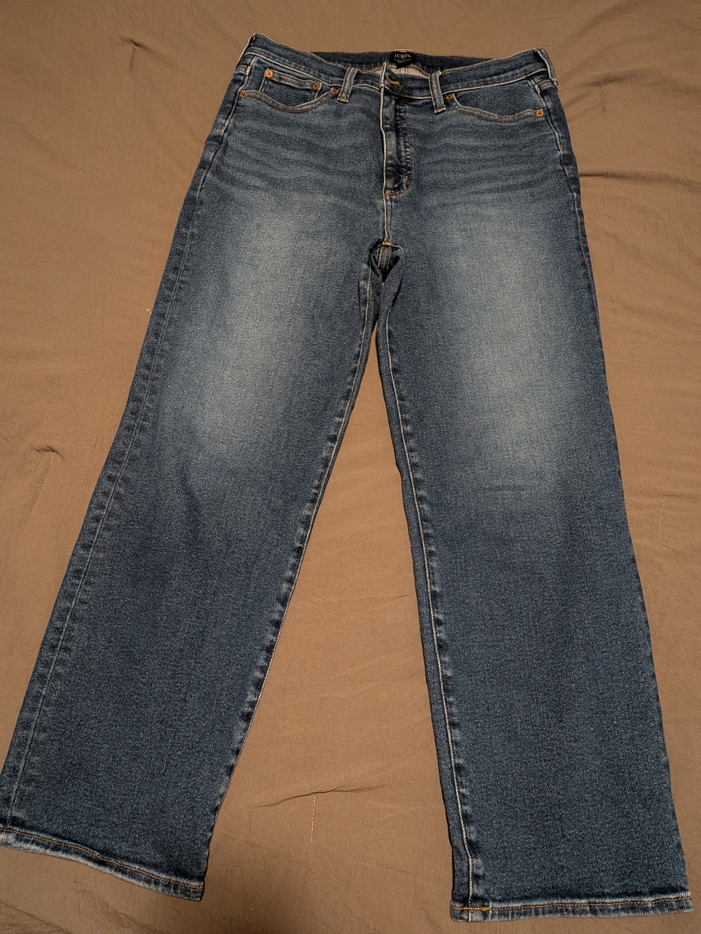 J.Crew Stovepipe Dark Blue Denim Jeans